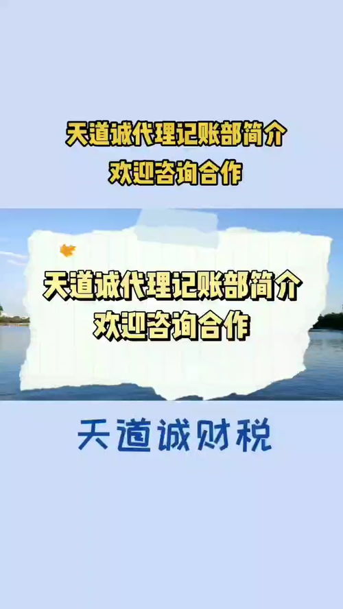 天道誠代理記賬簿簡介,歡迎咨詢合作 稅務籌劃 財務外包 注冊公司